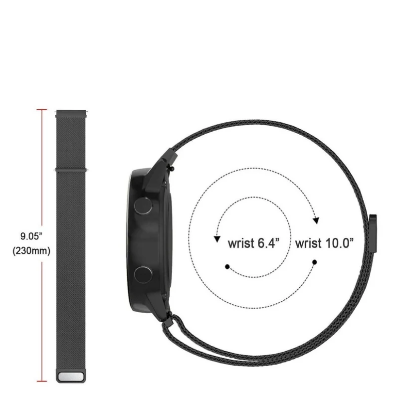 Garmin Vivoactive 3 Music / Garmin Vivomove HR Metall armband
