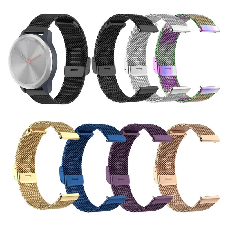Garmin Vivomove 3S / Garmin Vivoactive 4S Metall armband