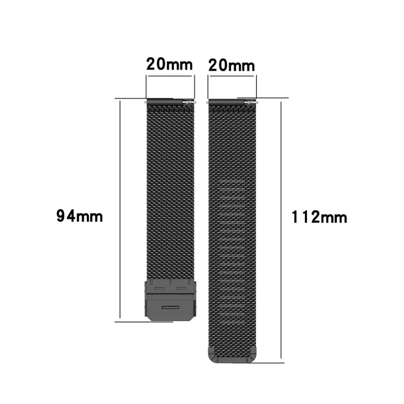 Sehr langlebig Universell Garmin Metall armband