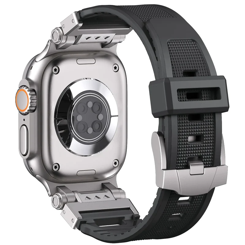 Bandz Apple Watch TPU Armor Armband (Schwarz)