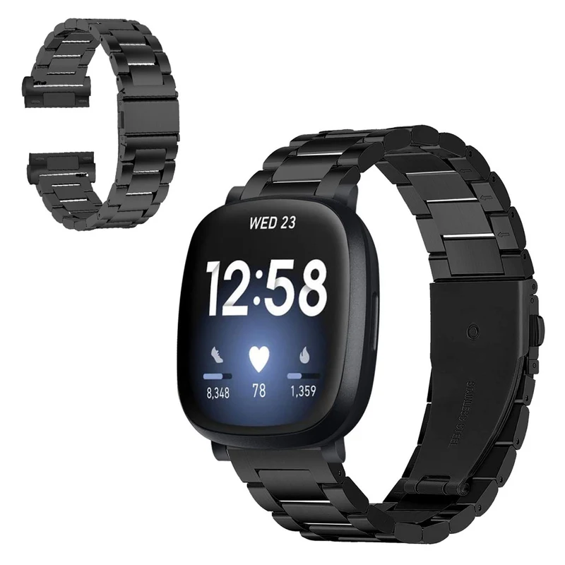 Sehr cool Fitbit Versa 3 / Fitbit Sense Metall armband