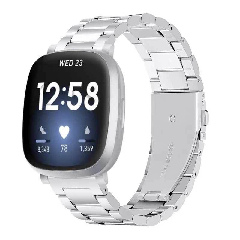 Sehr cool Fitbit Versa 3 / Fitbit Sense Metall armband