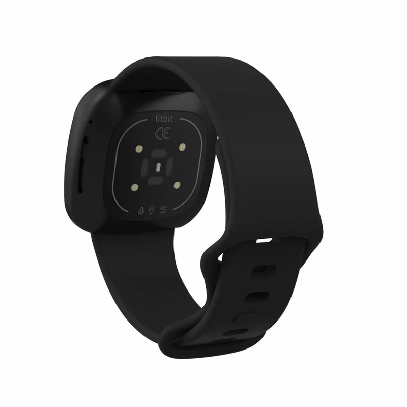 Robust Fitbit Versa 3 / Fitbit Sense Silikon / TPU armband - Größe: S