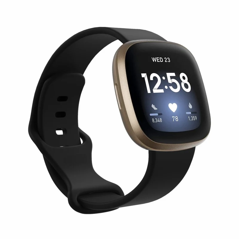 Robust Fitbit Versa 3 / Fitbit Sense Silikon / TPU armband - Größe: S