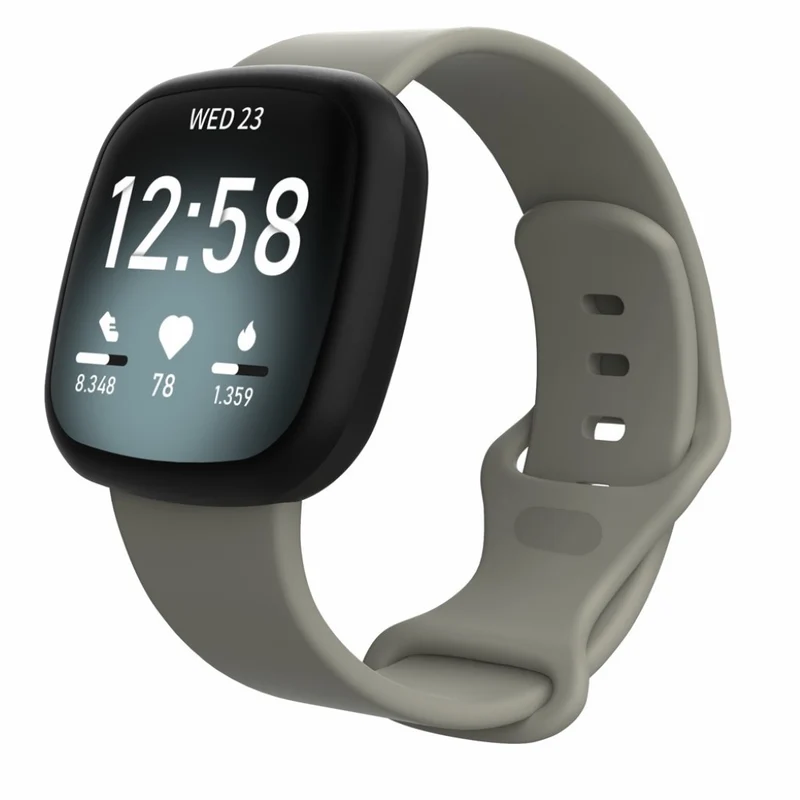 Robust Fitbit Versa 3 / Fitbit Sense Silikon / TPU armband - Größe: S