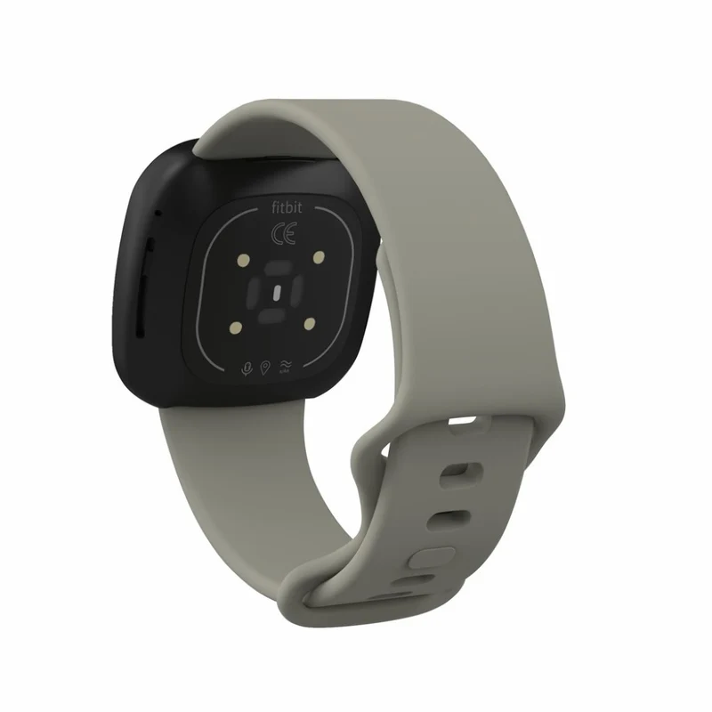 Robust Fitbit Versa 3 / Fitbit Sense Silikon / TPU armband - Größe: S