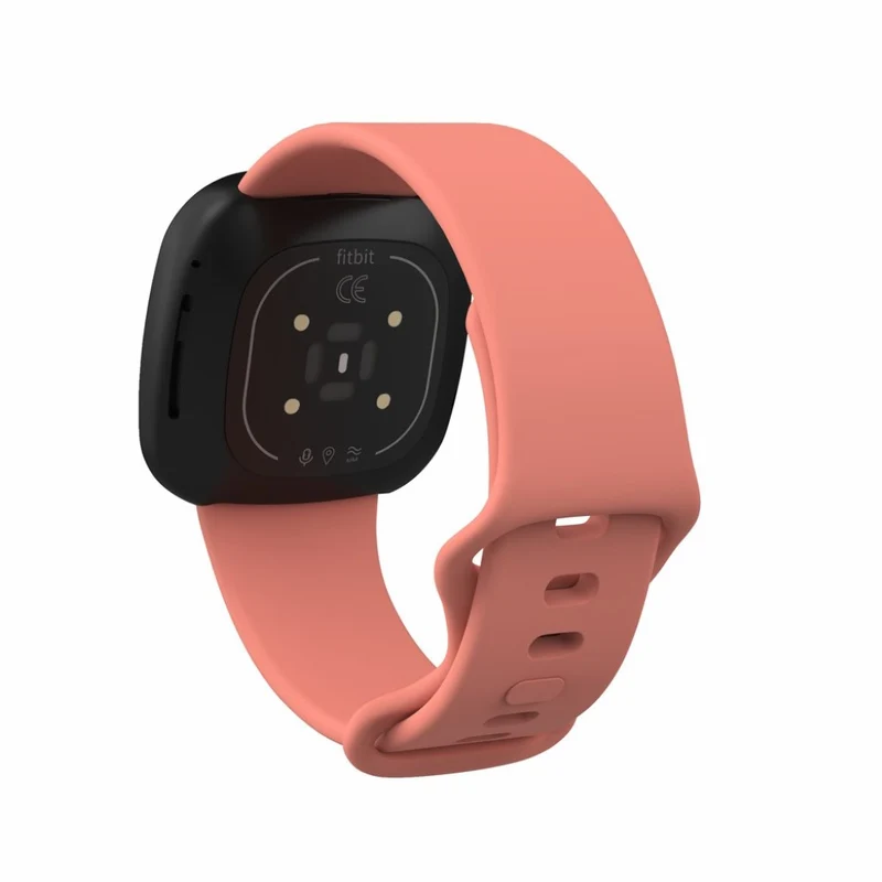 Robust Fitbit Versa 3 / Fitbit Sense Silikon / TPU armband - Größe: S
