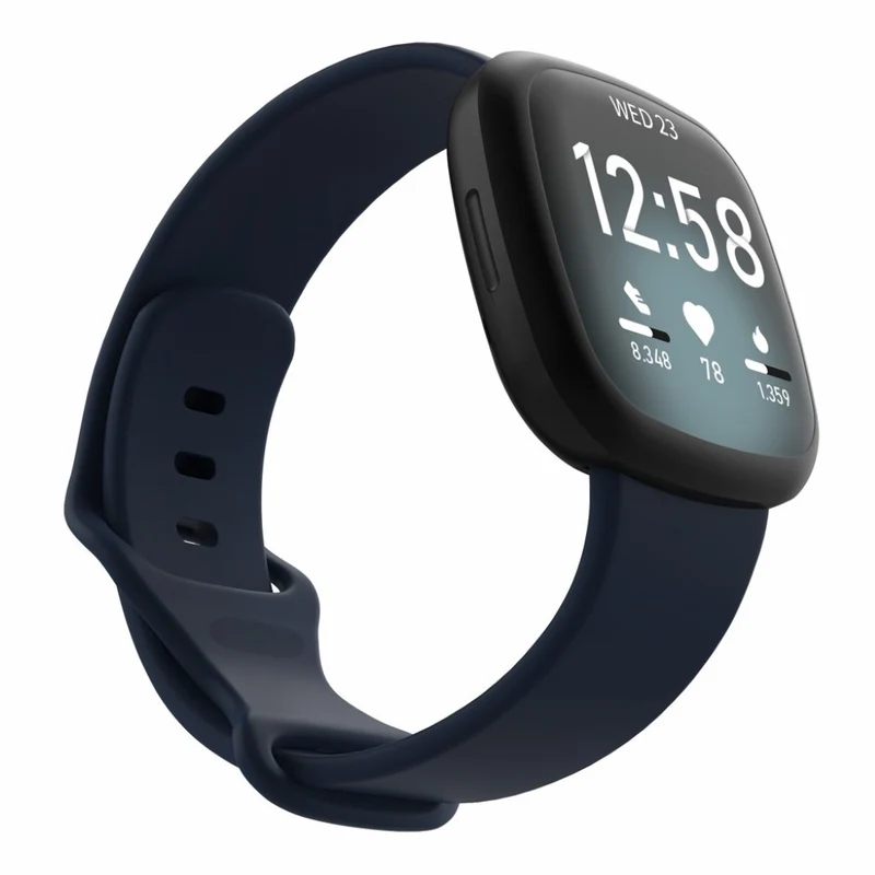 Robust Fitbit Versa 3 / Fitbit Sense Silikon / TPU armband - Größe: S