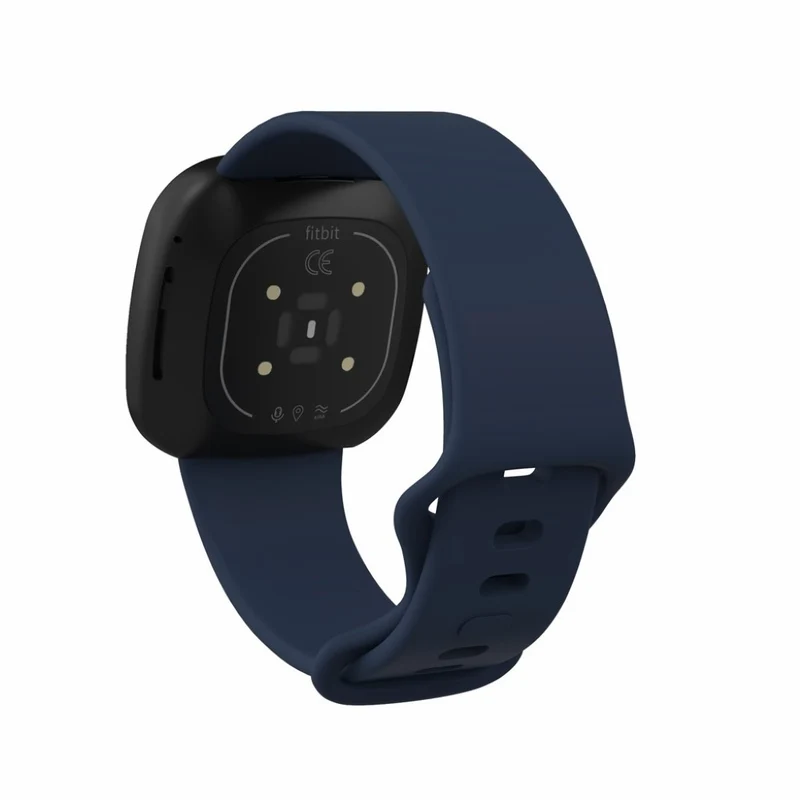 Robust Fitbit Versa 3 / Fitbit Sense Silikon / TPU armband - Größe: S