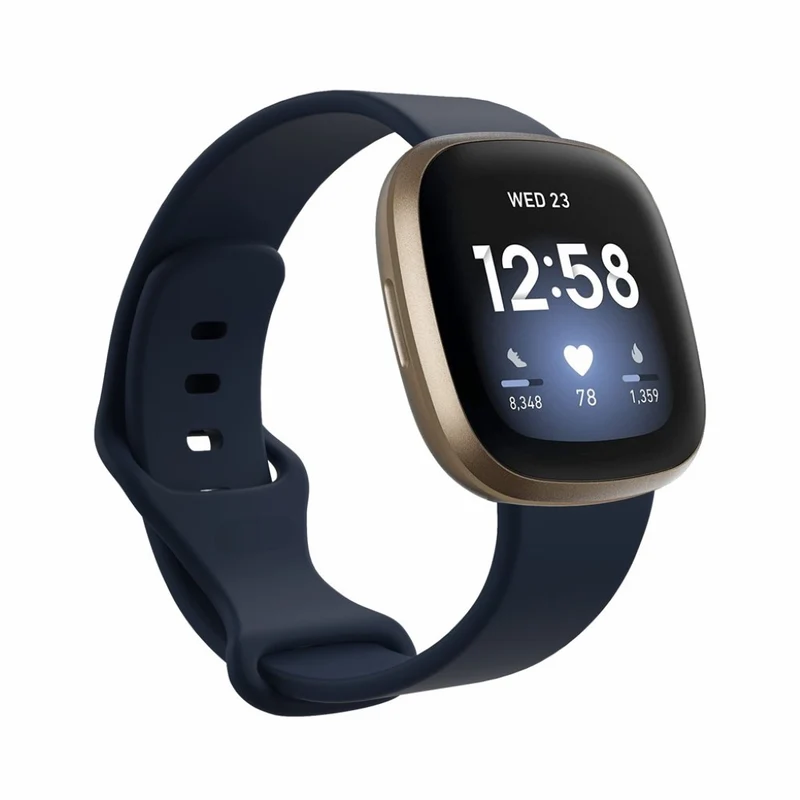 Robust Fitbit Versa 3 / Fitbit Sense Silikon / TPU armband - Größe: S