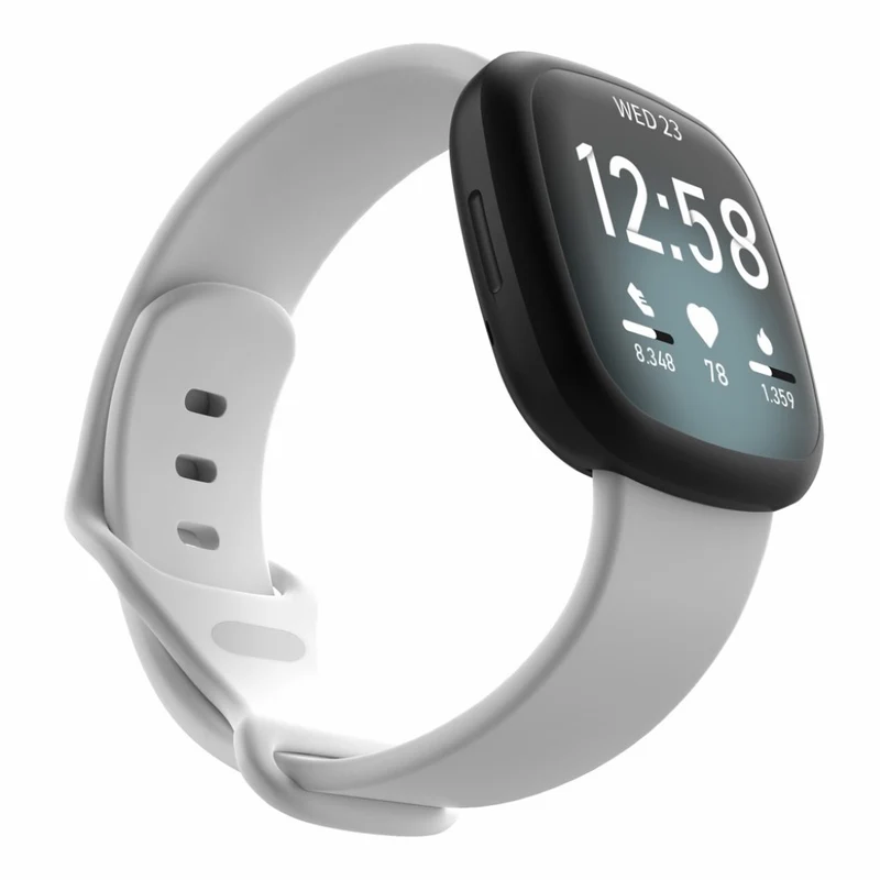 Robust Fitbit Versa 3 / Fitbit Sense Silikon / TPU armband - Größe: S