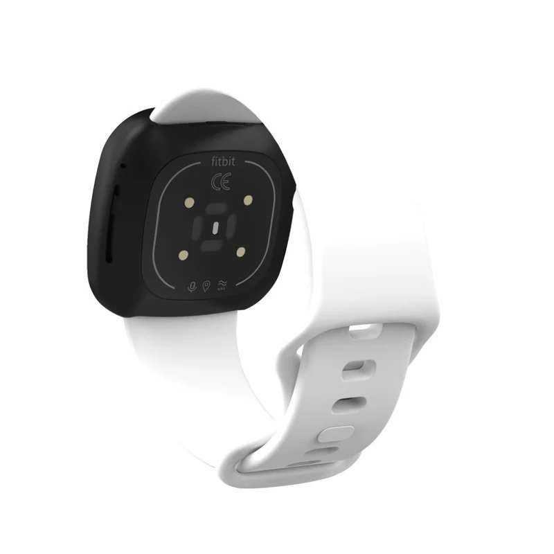 Robust Fitbit Versa 3 / Fitbit Sense Silikon / TPU armband - Größe: S