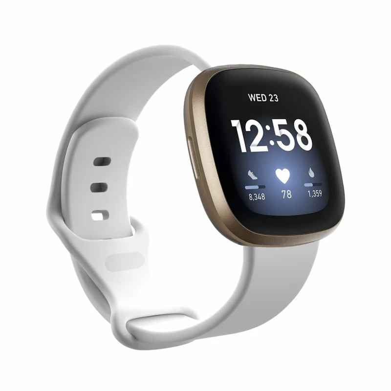 Robust Fitbit Versa 3 / Fitbit Sense Silikon / TPU armband - Größe: S