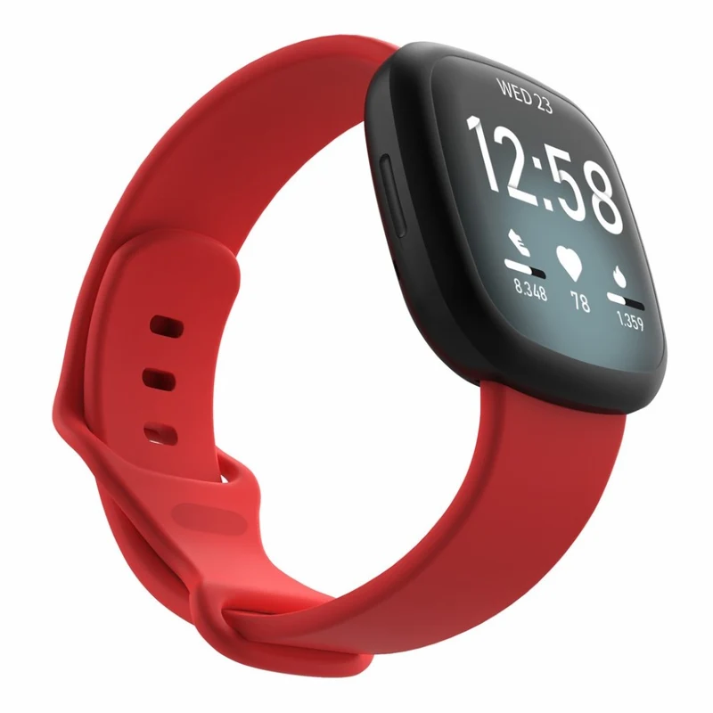 Robust Fitbit Versa 3 / Fitbit Sense Silikon / TPU armband - Größe: S