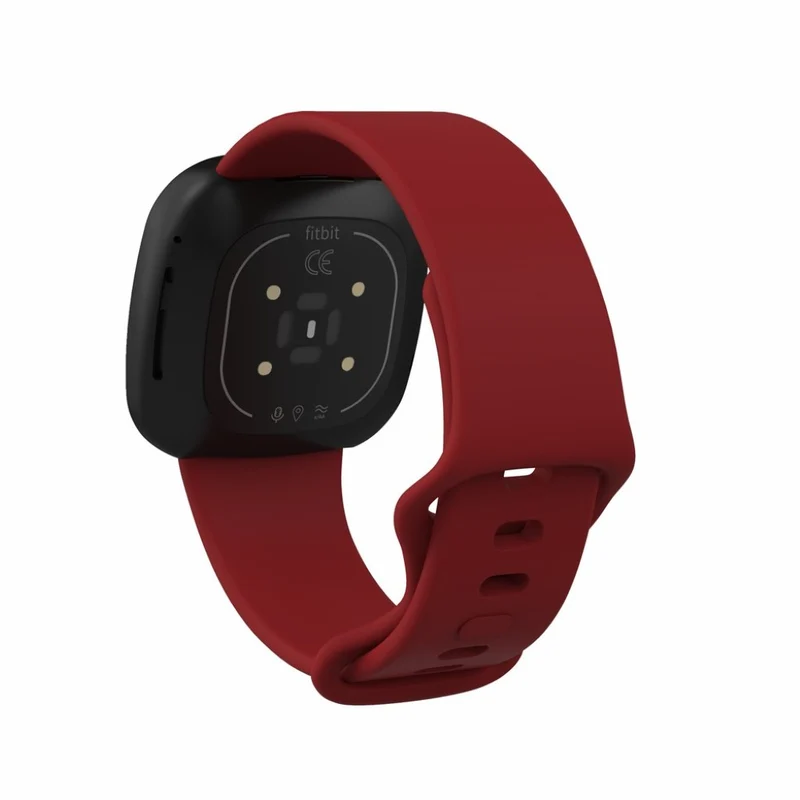 Robust Fitbit Versa 3 / Fitbit Sense Silikon / TPU armband - Größe: S