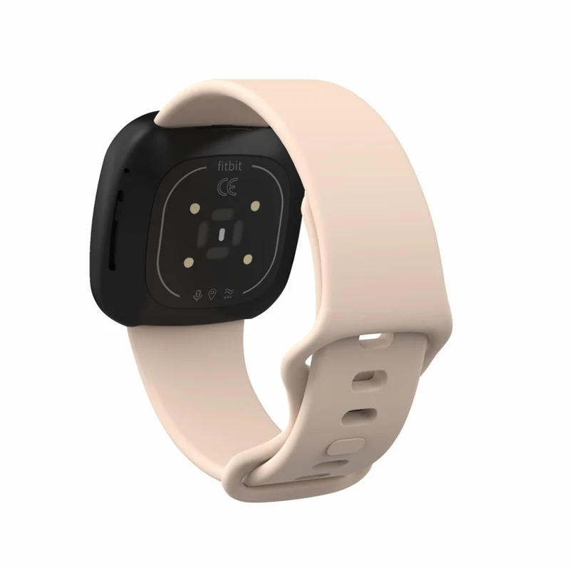 Robust Fitbit Versa 3 / Fitbit Sense Silikon / TPU armband - Größe: S