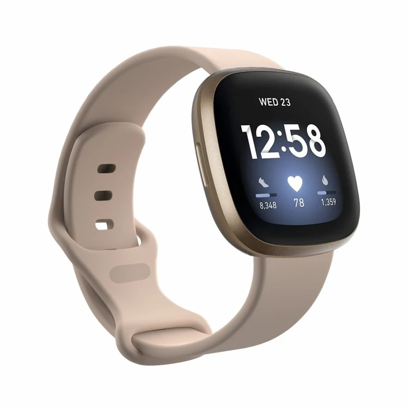 Robust Fitbit Versa 3 / Fitbit Sense Silikon / TPU armband - Größe: S