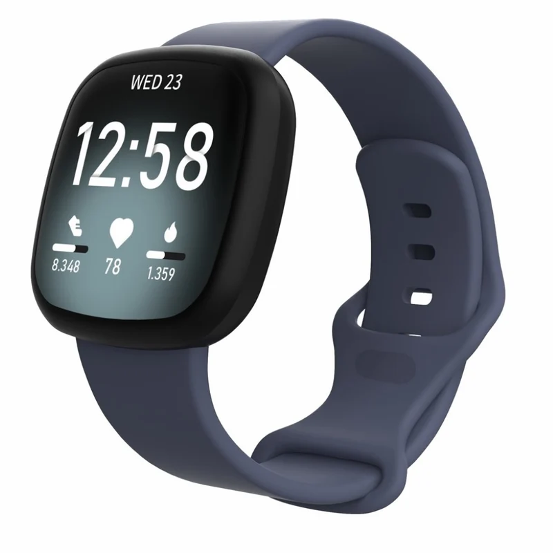 Robust Fitbit Versa 3 / Fitbit Sense Silikon / TPU armband - Größe: S