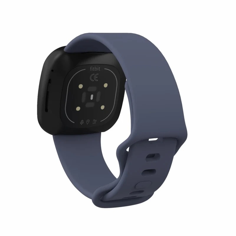 Robust Fitbit Versa 3 / Fitbit Sense Silikon / TPU armband - Größe: S