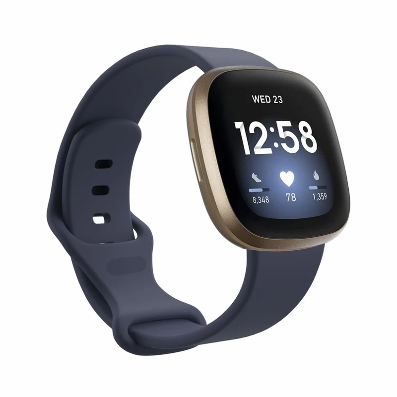 Robust Fitbit Versa 3 / Fitbit Sense Silikon / TPU armband - Größe: S