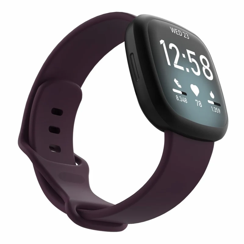 Robust Fitbit Versa 3 / Fitbit Sense Silikon / TPU armband - Größe: S