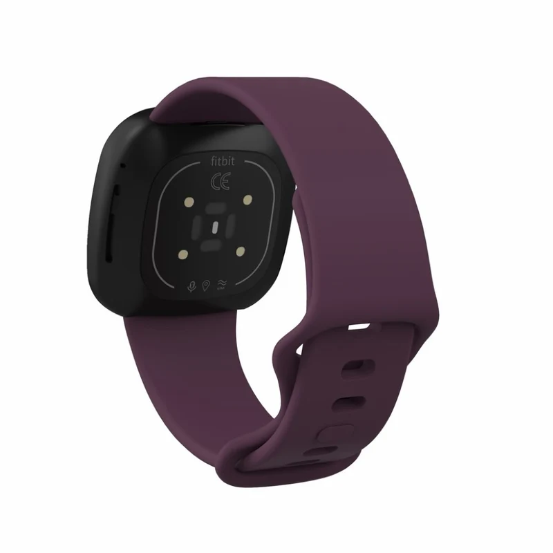 Robust Fitbit Versa 3 / Fitbit Sense Silikon / TPU armband - Größe: S