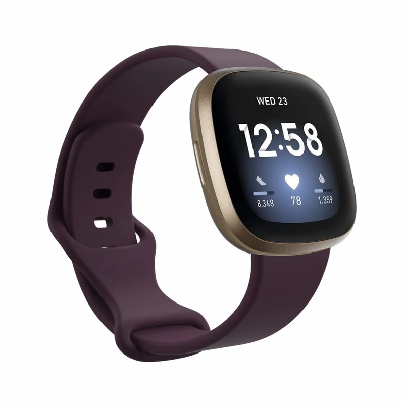 Robust Fitbit Versa 3 / Fitbit Sense Silikon / TPU armband - Größe: S