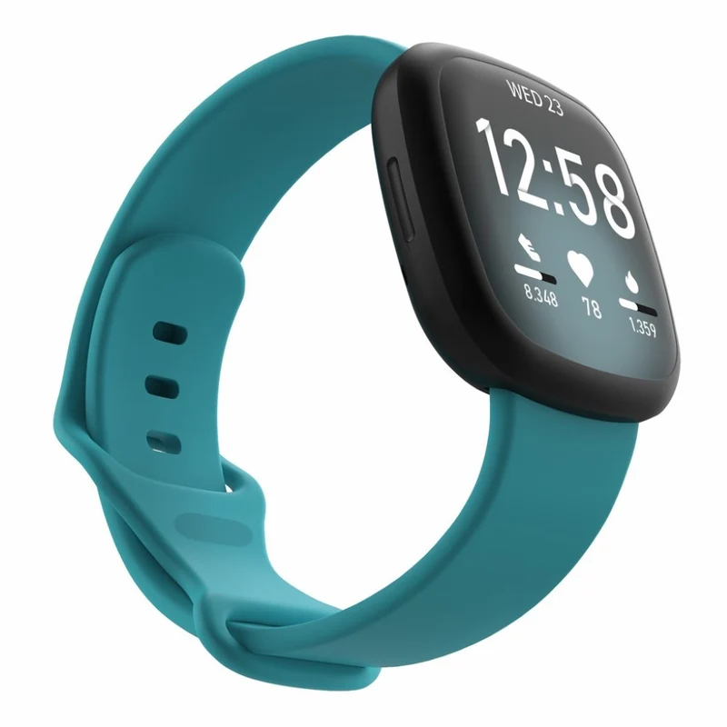 Robust Fitbit Versa 3 / Fitbit Sense Silikon / TPU armband - Größe: S