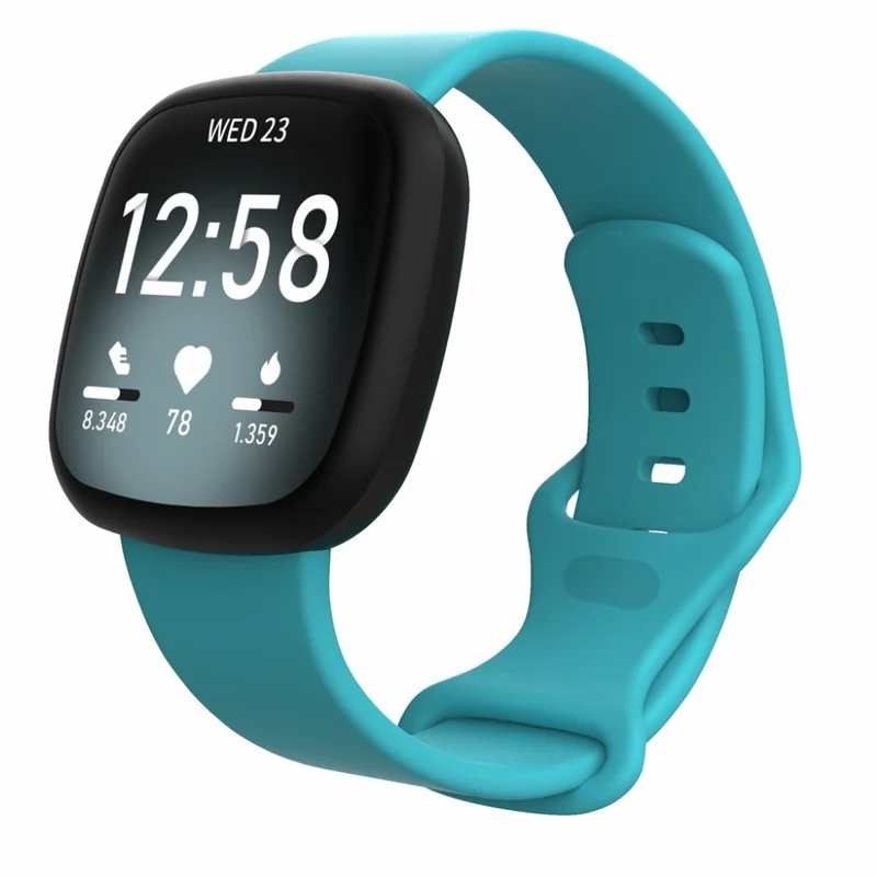 Robust Fitbit Versa 3 / Fitbit Sense Silikon / TPU armband - Größe: S