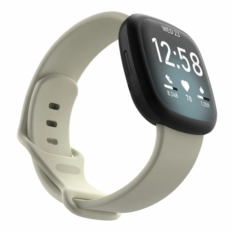 Robust Fitbit Versa 3 / Fitbit Sense Silikon / TPU armband - Größe: S