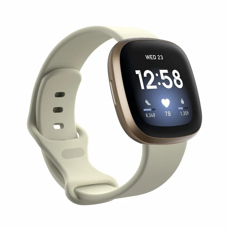 Robust Fitbit Versa 3 / Fitbit Sense Silikon / TPU armband - Größe: S