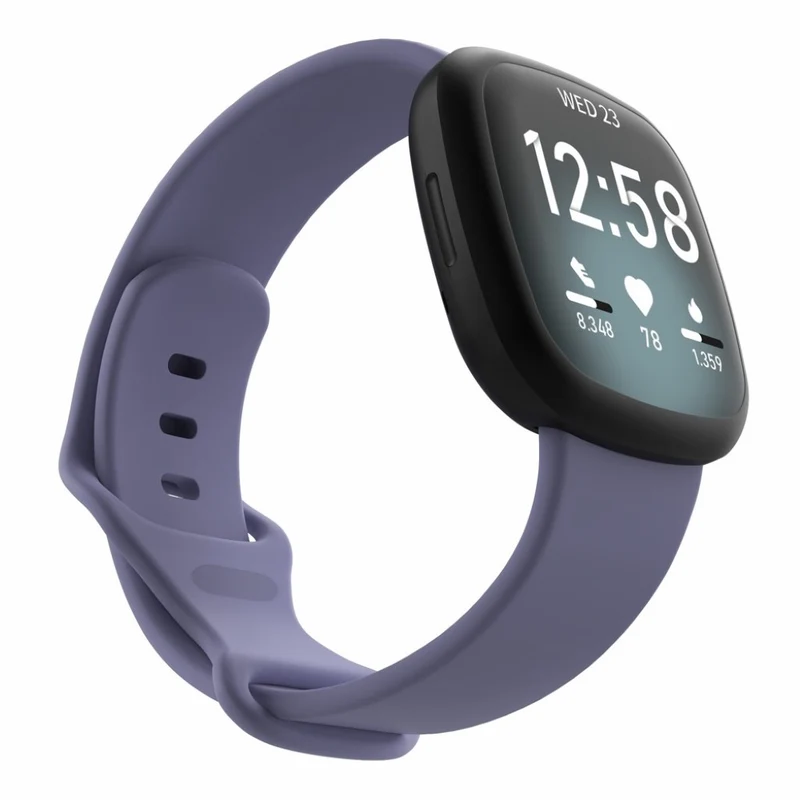 Robust Fitbit Versa 3 / Fitbit Sense Silikon / TPU armband - Größe: S