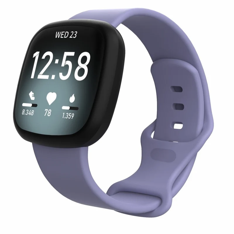 Robust Fitbit Versa 3 / Fitbit Sense Silikon / TPU armband - Größe: S