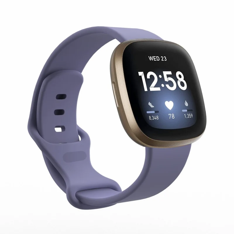 Robust Fitbit Versa 3 / Fitbit Sense Silikon / TPU armband - Größe: S