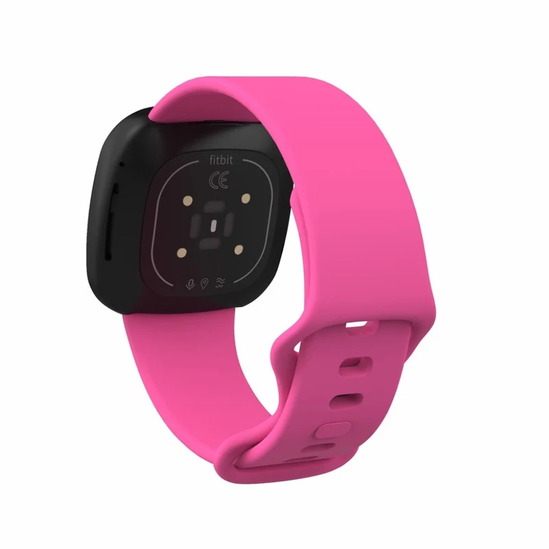 Robust Fitbit Versa 3 / Fitbit Sense Silikon / TPU armband - Größe: S