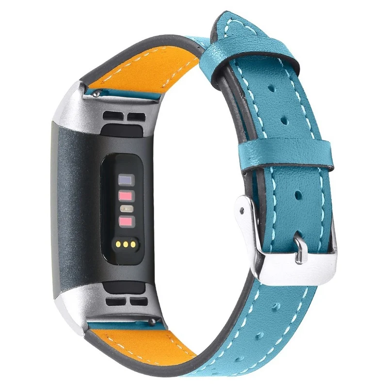 Cool Fitbit Charge 4 / Fitbit Charge 3 Echtes Leder armband