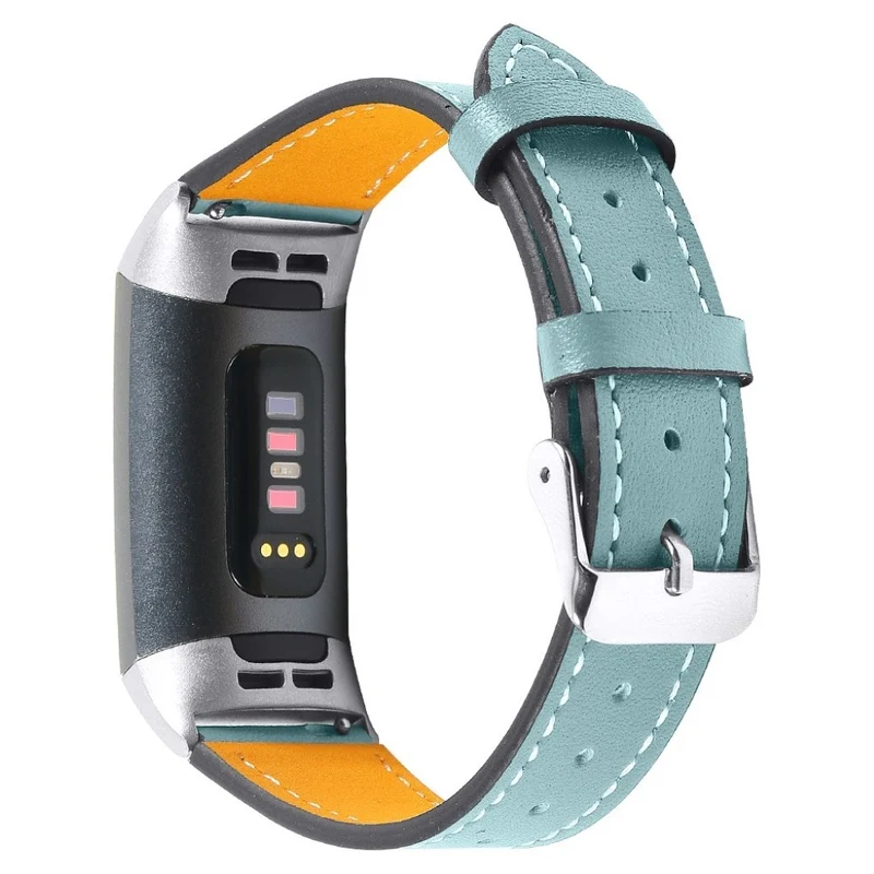 Cool Fitbit Charge 4 / Fitbit Charge 3 Echtes Leder armband