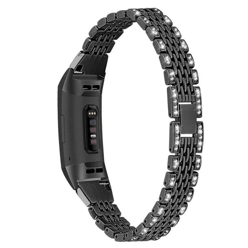 Fitbit Charge 4 / Fitbit Charge 3 Metall und Strass armband