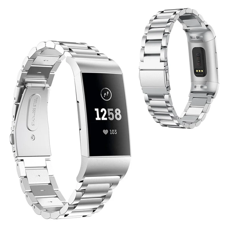 Großartig Fitbit Charge 4 / Fitbit Charge 3 Metall armband