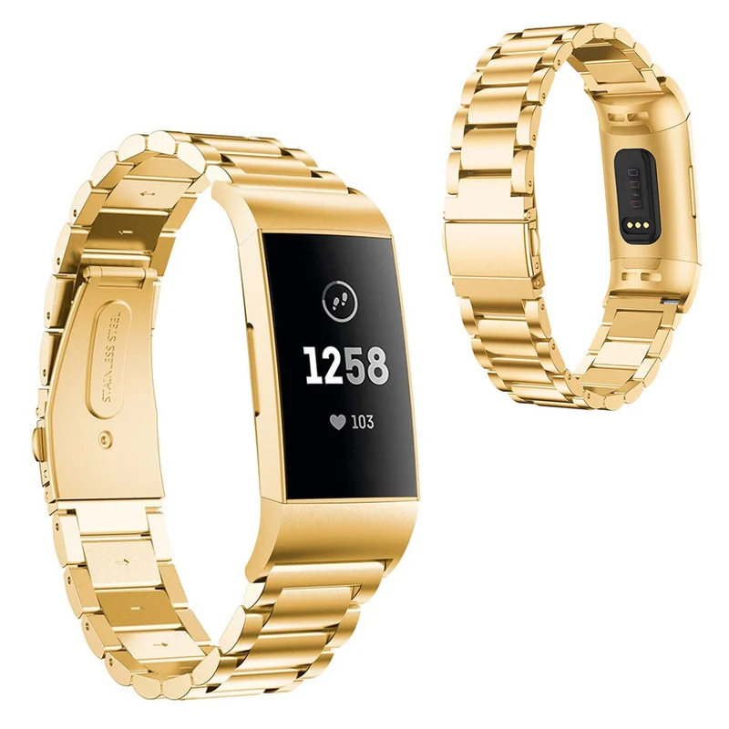 Zeitlos Fitbit Charge 4 / Fitbit Charge 3 Metall armband