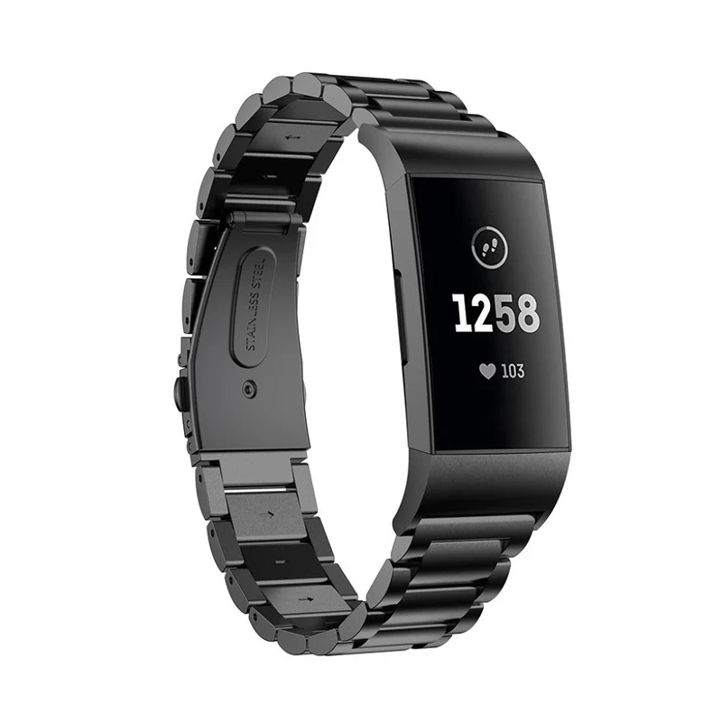 Zeitlos Fitbit Charge 4 / Fitbit Charge 3 Metall armband