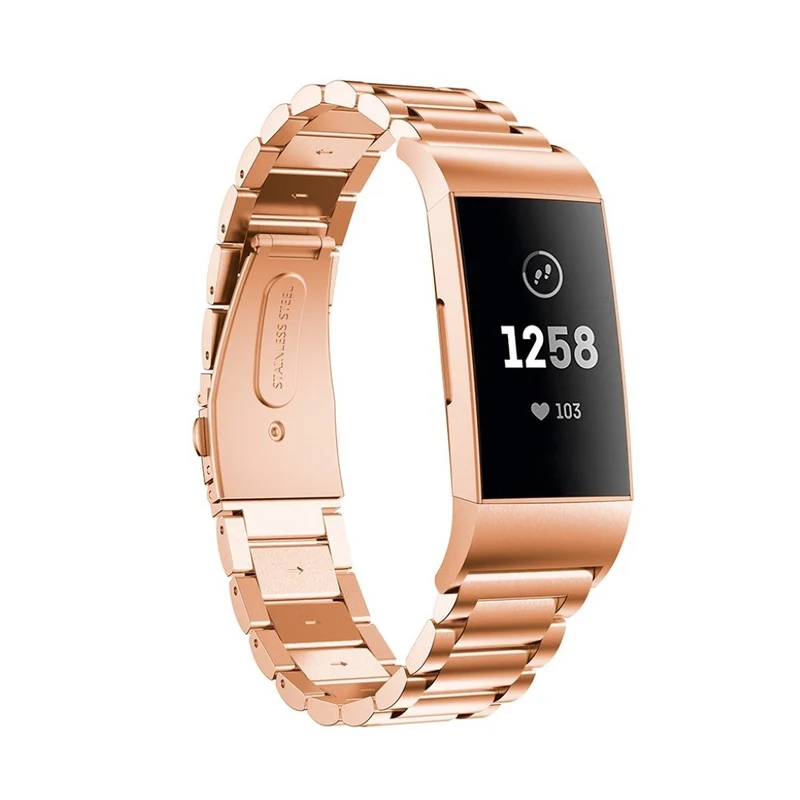 Zeitlos Fitbit Charge 4 / Fitbit Charge 3 Metall armband