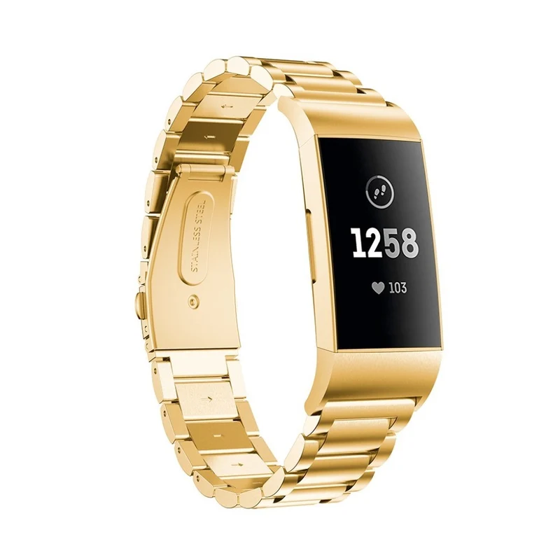Zeitlos Fitbit Charge 4 / Fitbit Charge 3 Metall armband