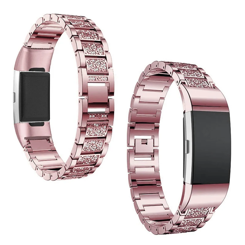Fitbit Charge 4 / Fitbit Charge 3 Metall und Strass armband