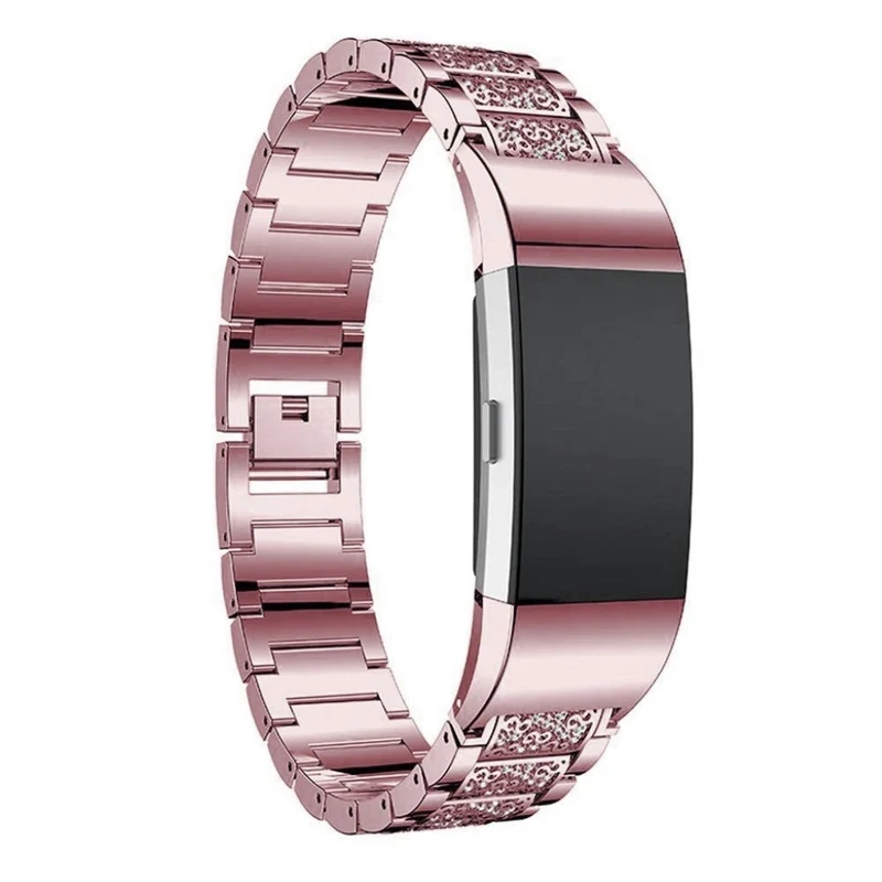 Fitbit Charge 4 / Fitbit Charge 3 Metall und Strass armband