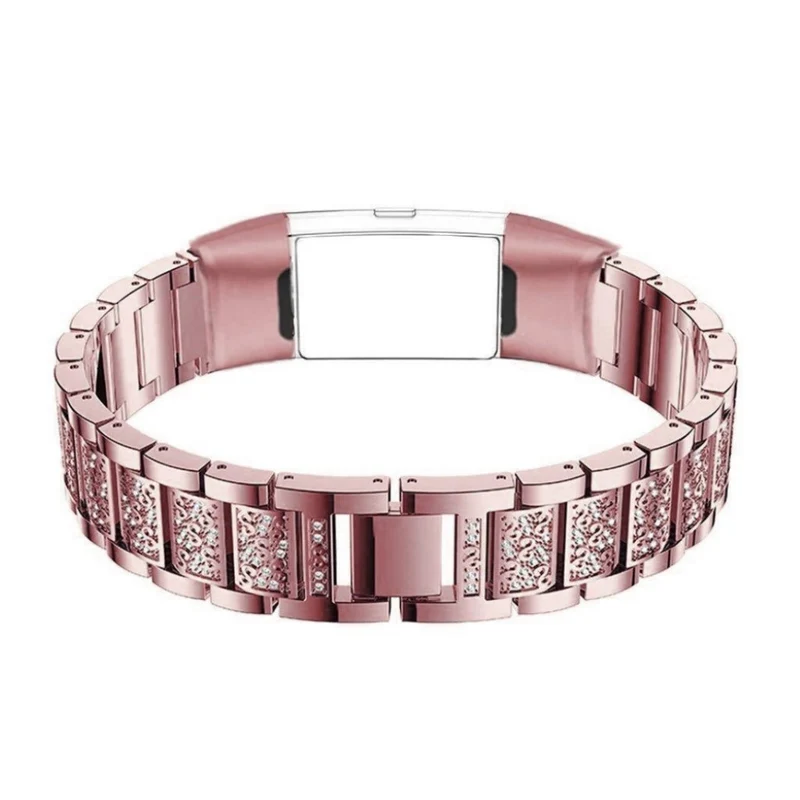 Fitbit Charge 4 / Fitbit Charge 3 Metall und Strass armband