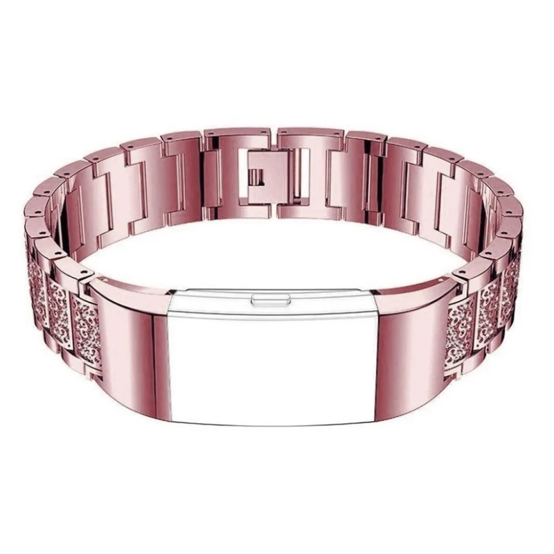 Fitbit Charge 4 / Fitbit Charge 3 Metall und Strass armband