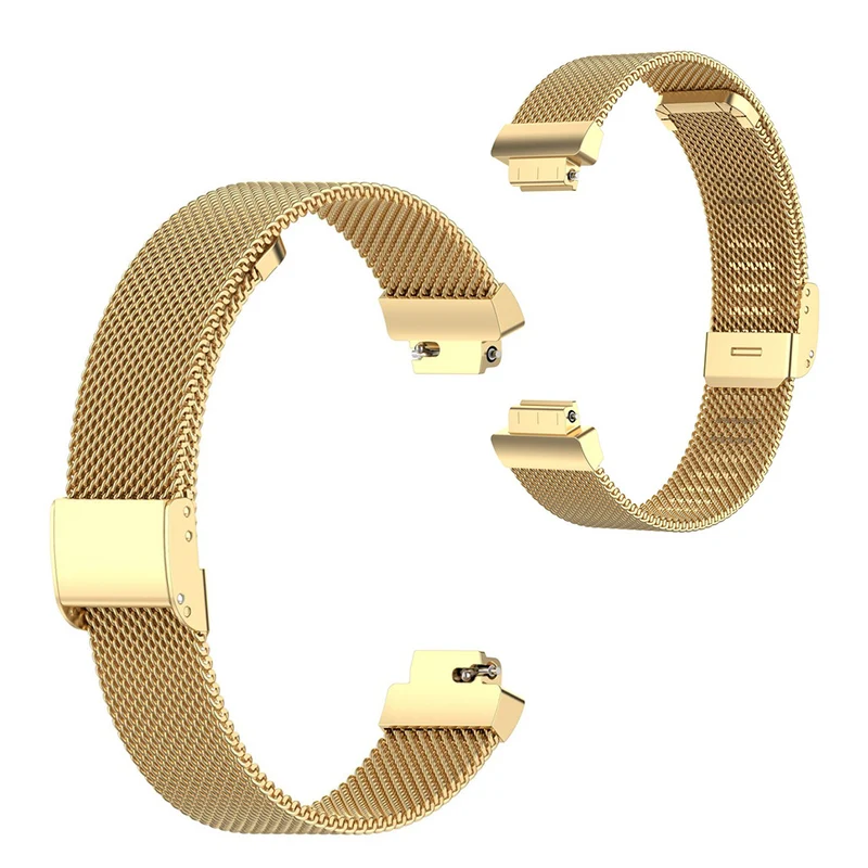 Bequem Fitbit Ace 2 / Fitbit Inspire Metall armband - Größe: L