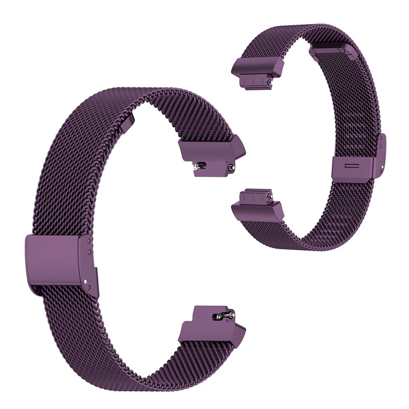 Bequem Fitbit Ace 2 / Fitbit Inspire Metall armband - Größe: L