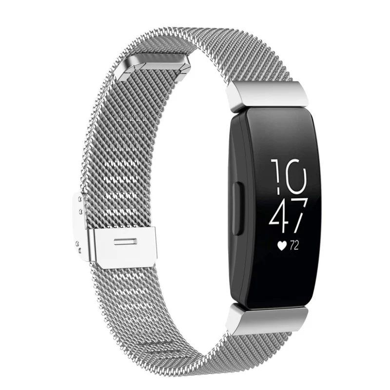 Bequem Fitbit Ace 2 / Fitbit Inspire Metall armband - Größe: L